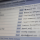A computer screen inbox displaying unsolicited emails known as spam.